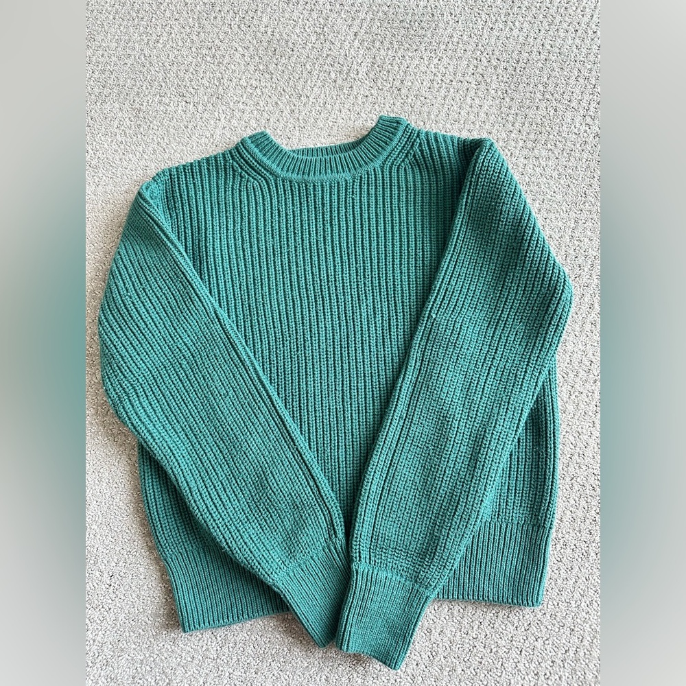 GAP Teal Ribbed Women's Sweater